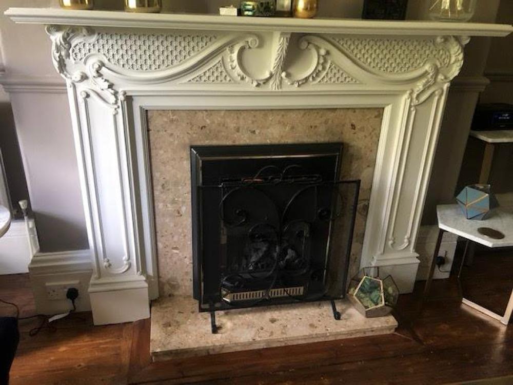 Fireplace 1 before