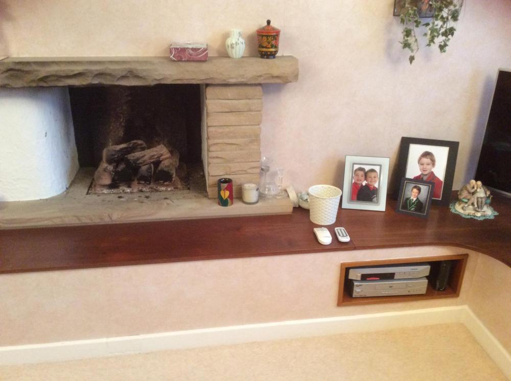 Fireplace 8 before