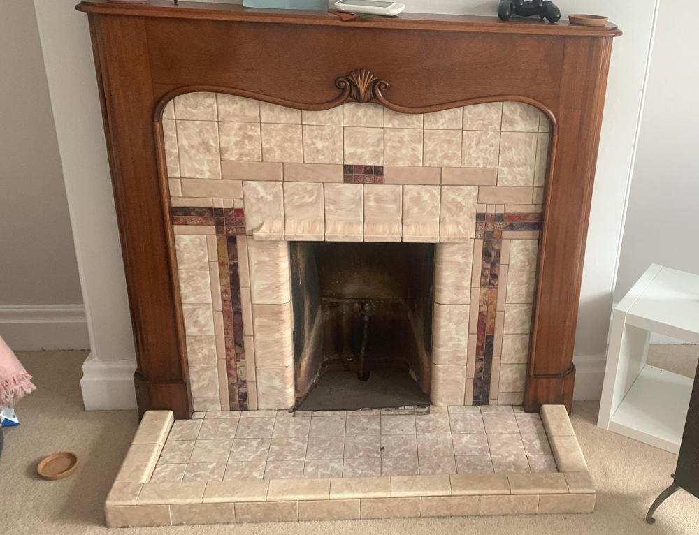 Fireplace 7 before