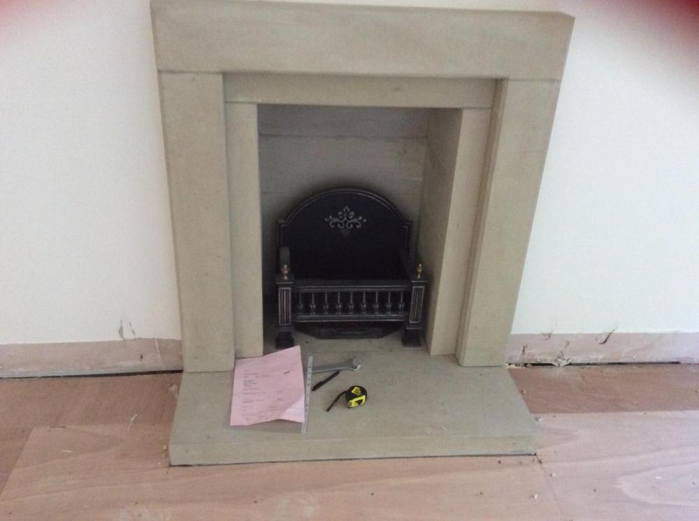 Fireplace 5 before